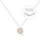 RADLEY Sterling Silver Rose Gold Plated Magnetic Closing Hearts Necklace RYJ2443