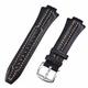 SVAPO For Seiko Sportura SNL029P2-SNL021P1 SNL595P2 SNL017P1 Leather Watch Strap Watchband Bracelet Belt 27mmx15 Convex mouth