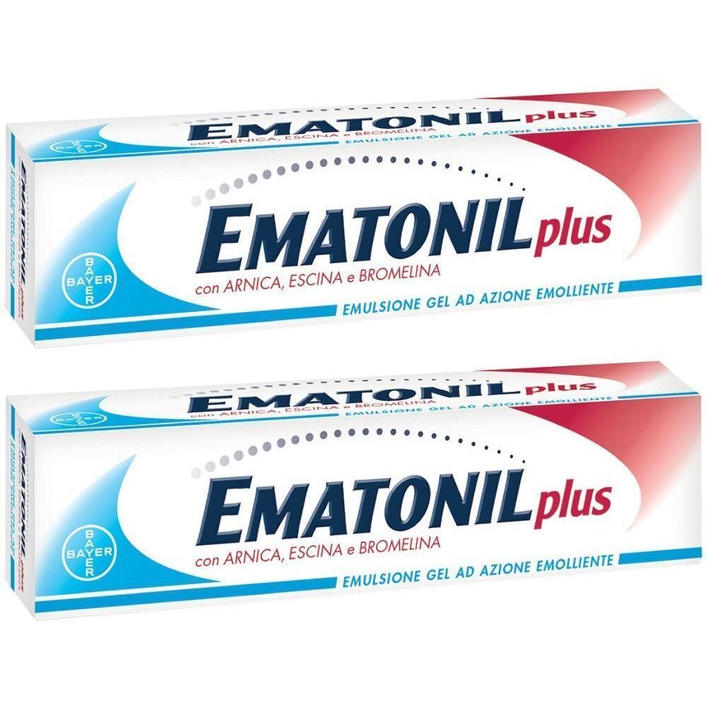 Ematonil Plus Emulgel Crema Ematomi con Arnica per adulti e bambini 2x