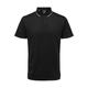 Poloshirt SELECTED HOMME "SLHLEROY COOLMAX SS POLO NOOS" Gr. XXL, schwarz (black) Herren Shirts Kurzarm