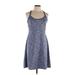 MPG Active Dress - A-Line: Blue Activewear - Women's Size Large