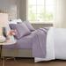 4pc Cal King 600 Thread Count Cooling Cotton Blend Sheet Set Purple