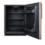 Summit 24 Inch Wide 4.8 Cu. Ft. Compact Refrigerator with Temperature