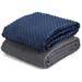 60" x 80"Home Weighted Blanket Removable Grey