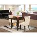 East West Furniture Dinette Set Consists of a Rectangle Dining Table and Padded Chairs, Mahogany (Pieces Options)