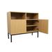Coffee Bar Cabinet, Corner Storage Cabinet,Buffet Sideboard, Entertainment Center with Doors and Shelves, Media Cabinet