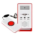 Système d'alarme SOS sans fil pour personnes handicapées avec bouton l'Éducation et indicateur LED