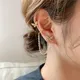 Boucles d'oreilles papillon pour femme clous d'oreille mode coréenne clip d'oreille pompon