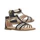 GEOX - Sandalen J S.Karly G. D In Black/Platinum, Gr.36