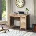 Greyleigh™ Ringgold Desk Wood in Brown | 29.528 H x 53.13 W x 22.598 D in | Wayfair CD0B85B84237429D8DC5DC271DC60791