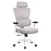 Inbox Zero Kristmundur Ergonomic Task Chair Upholstered in White | 46.5 H x 27.5 W x 27.5 D in | Wayfair A4B46A0984794778AD3AC1BE827495AC