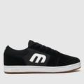 Etnies cresta trainers in black & white