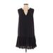 J.Crew Casual Dress - DropWaist: Black Solid Dresses - Women's Size P