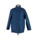 Lands' End Jacket: Mid-Length Blue Print Jackets & Outerwear - Women's Size 1X