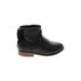 Cat & Jack Ankle Boots: Black Print Shoes - Kids Girl's Size 8