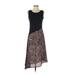 Octavia Casual Dress - A-Line: Black Print Dresses - Women's Size Small