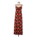 City Triangles Casual Dress Plunge Sleeveless: Red Dresses - Women's Size Medium