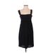 Stella McCartney Casual Dress - Party Square Sleeveless: Black Solid Dresses - Women's Size 4