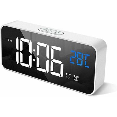 Wecker Digital Wecker Alarm Digital Clock uhren & Wecker Nachttisch uhr usb Wiederaufladbar Table