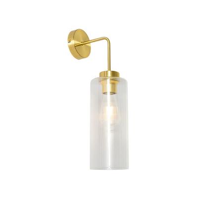 Art-Deco-Wandleuchte Gold mit Glas - Laura Image