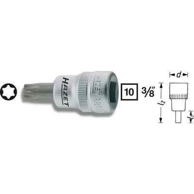 8802-T40 Innen-TORX Steckschlüssel-Bit-Einsatz t 40 3/8' (10 mm) - Hazet Image