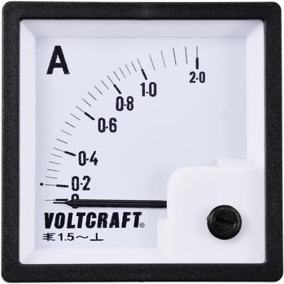 VOLTCRAFT AM-72X72/1A AM-72X72/1A Analog-Einbaumessgerät AM-72X72/1A 1 A Dreheisen Image
