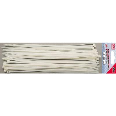 Kabelbinder-Sortiment weiß 4,8 x 300 mm 50-tlg. Image