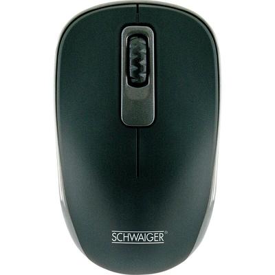 Schwaiger - Maus Kabellos Bluetooth Mouse 1200dpi 2,4GHz Optische Funkmaus kompatibel mit Notebook,