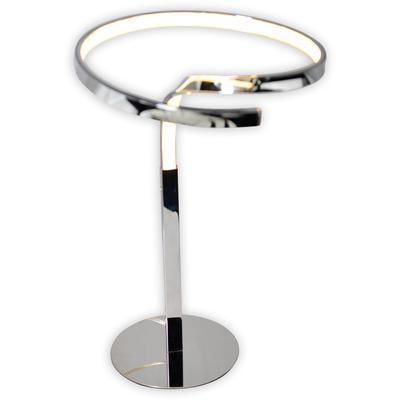 NÄVE LED Tischleuchte "Loop Line", silber (chrome), Ø 27,00cm H: 38,00cm, Lampen, modernes Design; angenehmes Licht Image