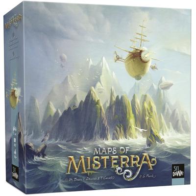 Spiel SIT DOWN "Maps of Misterra DE" Spiele bunt Kinder Strategiespiele
