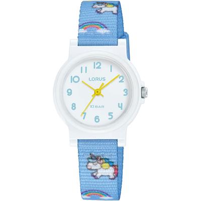 Quarzuhr LORUS Armbanduhren blau (bunt, weiß) Kinder Kinderuhren