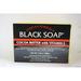 African Formula Black Soap with Cocoa Butter & Vitamin E 3.5 Oz 2 Pack