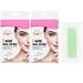 Dream Lifestyle 48 Facial Wax Strips - Hypoallergenic All Skin Types - Facial Hair Removal For Women - At Home Waxing Kit for Arms Legs Underarm Hair Eyebrow Bikini Etc