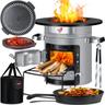 Rocket Oven Incl. padella per grigliare in ghisa con borsa per il trasporto Dutch Oven bbq Rocket