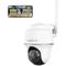 8MP 4G lte Videocamere di sorveglianza a Batteria, visione notturna a colori, panoramica a 355° e