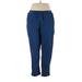 Style&Co Casual Pants - High Rise: Blue Bottoms - Women's Size X-Large