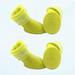 2 Pairs of Dog Shoes Waterproof Silicone Boots Rain Boots Anti-Slip Straps Adjustable Adhesive Straps Suitable for Pets Outdoor Activities Pet Rain Boots