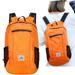 OBOSOE 2 Pieces 20L Portable Folding Backpack Waterproof Ultralight Portable Outdoor Travel Hiking Backpack(Orange)