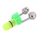 Night Fishing Rod Tip Night Light Twin Bells Ring Fishing Bait Alarm (Red)