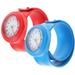 Kids Slap Bands Watch Slap Bracelets Watch Wrist Watch Educational Toys Birthday Gifts for Children Girl Boy 2pcs Red Blue