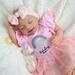 BABESIDE Lifelike Reborn Baby Dolls 20-Inch Realistic-Newborn Sweet Smile Sleeping Dolls Girl Full Silicone Soft Vinyl Body Handmade Real Life with Toy Accessories for Kids Age 3 4 5 6 7 +