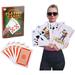 Super Jumbo Poker Bridge Playing Cards Deck (8 X 11 ) 54 Cards. Giant Oversized Extra Large Huge Full Decks for Casino Party Decorations (1 Deck)
