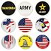 PinMart Officially Licensed United States Bundle Pack of 9 Golf Ball Markers - Golf Accessories for Men and Women - Magnetic Golf Ball Markers