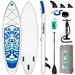 FunWater SUP Stand Up Paddle Board 10 6 x33 x6 Inflatable Paddleboard Soft Top Surfboard with ISUP Accessories Sup Board Surf Board Wakeboard Water Sports
