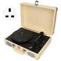 Bluetooth Record Player Built in 2 Speakers Portable Stereo 3 Speed Turntable Record Player 100â€‘240V UK Plug