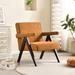 AmpeliodÃ©cor Classical Leisure Accent Chair(Set of 2) Caramel Armchair 29.1 x31.1 x30.3 Solid Wood