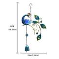 solacol Wind Chimes for Outside Wind Chimes Porch Decor Memorial Wind Chimes Wind Chimes for Loss Of Loved One Wind Chime Gardening Gifts Windchimes Wind Chimes Outdoor Clearance Peacock Shape Wind Ch