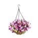 Gratying Low Maintenance Faux Flowers And Plants - Indoor Or Outdoor Decoration Hanging Planter Basket type 4 20*9.5cm