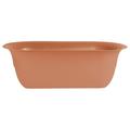 Bomrokson Modica Deck Rail Planter 24 Terra Cotta (MR2446)