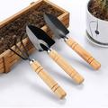 Garden Tools Spring Garden Trim Tools Garden Decor For Outside Garden Gifts For Men Women Gardening Tools Set 3 Piece Non Slip Grip Wooden Grip Small Gardening Tool Set Gardening Shovel Outdoor